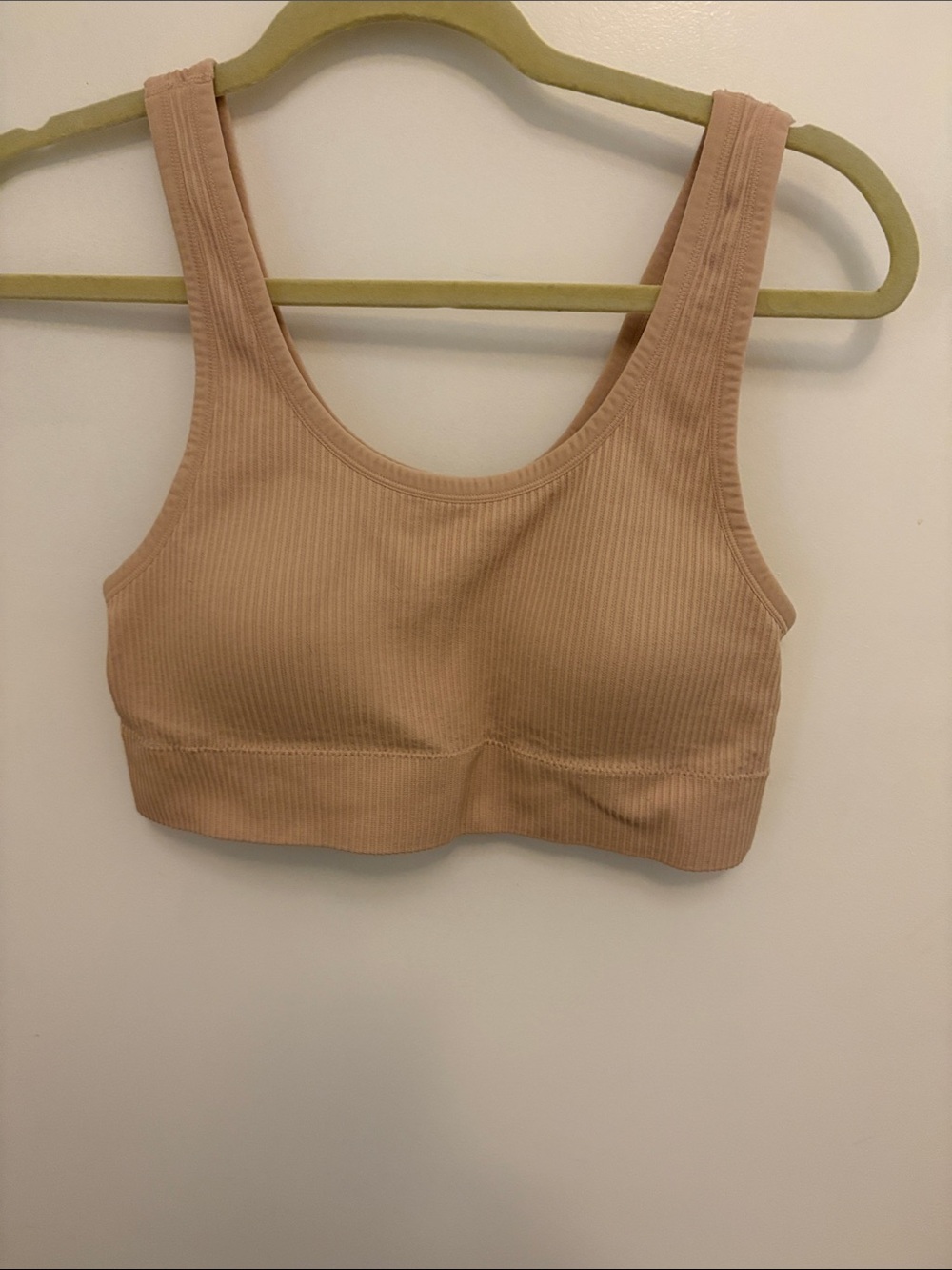 Torrid Ribbed Scoop-Neck Bralette in Nude Pink